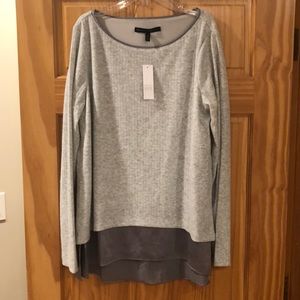 NWT WHBM textured snit twofer, large